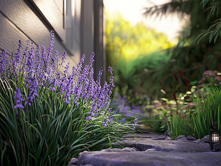 Big Blue Liriope Muscari - Live Inch Pot - Drought Tolerant Low Maintenance Evergreen Plants Grass Lilyturf